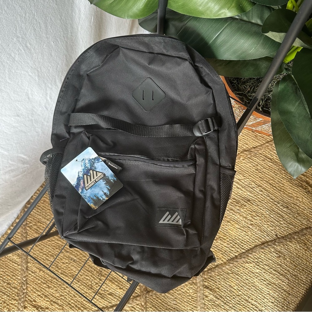 NWT Summit Ridge All Black Backpack